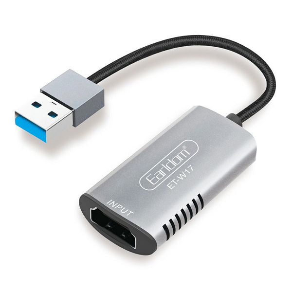 Earldom® 4K HDMI Video Capture Card USB 3.0- Silver Earldom® 4K HDMI Video Capture Card USB 3.0- Silver